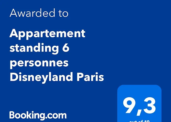 Appartement Standing 6 Personnes Disneyland Paris